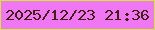 文字の大きさ：3、枠の色：d2ea29、背景の色：ef77f4、文字の色：43200f 無料ブログパーツのブログ時計