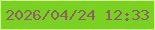 文字の大きさ：5、枠の色：d2f491、背景の色：79d122、文字の色：905f65 無料ブログパーツのブログ時計
