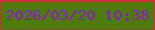 文字の大きさ：4、枠の色：d3293d、背景の色：4d7b0c、文字の色：8d18ca 無料ブログパーツのブログ時計