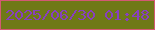文字の大きさ：1、枠の色：d35973、背景の色：6f7917、文字の色：883fbf 無料ブログパーツのブログ時計