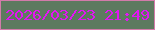 文字の大きさ：1、枠の色：d37baa、背景の色：5d7a5f、文字の色：e215f3 無料ブログパーツのブログ時計