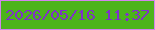 文字の大きさ：3、枠の色：d384ee、背景の色：4cb41b、文字の色：7f31c9 無料ブログパーツのブログ時計