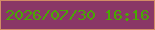 文字の大きさ：3、枠の色：d38c66、背景の色：8a3766、文字の色：48a803 無料ブログパーツのブログ時計
