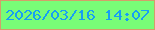文字の大きさ：1、枠の色：d39e6a、背景の色：78fc77、文字の色：169ff3 無料ブログパーツのブログ時計