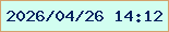 文字の大きさ：2、枠の色：d3a06b、背景の色：d2fef0、文字の色：04225e 無料ブログパーツのブログ時計