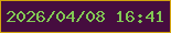 文字の大きさ：1、枠の色：d3a30d、背景の色：460d3f、文字の色：82c954 無料ブログパーツのブログ時計