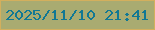 文字の大きさ：2、枠の色：d3af5d、背景の色：a9ab71、文字の色：117894 無料ブログパーツのブログ時計
