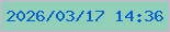 文字の大きさ：5、枠の色：d3b0d1、背景の色：91cfb9、文字の色：0761cc 無料ブログパーツのブログ時計