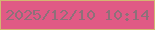 文字の大きさ：2、枠の色：d3b671、背景の色：e05a85、文字の色：8e7079 無料ブログパーツのブログ時計