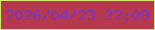文字の大きさ：3、枠の色：d3e672、背景の色：b6384c、文字の色：7c34c2 無料ブログパーツのブログ時計