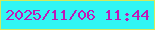 文字の大きさ：4、枠の色：d3e95b、背景の色：31f6f3、文字の色：bf19b7 無料ブログパーツのブログ時計