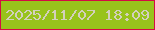 文字の大きさ：5、枠の色：d40b44、背景の色：98c31c、文字の色：d3d0bd 無料ブログパーツのブログ時計