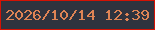 文字の大きさ：3、枠の色：d41204、背景の色：2f333e、文字の色：df8455 無料ブログパーツのブログ時計