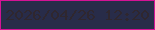 文字の大きさ：1、枠の色：d41395、背景の色：282c49、文字の色：2f272f 無料ブログパーツのブログ時計