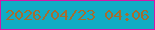 文字の大きさ：1、枠の色：d417a8、背景の色：11acc4、文字の色：a46d2f 無料ブログパーツのブログ時計