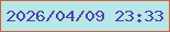 文字の大きさ：5、枠の色：d4623d、背景の色：b7e7e7、文字の色：5040a9 無料ブログパーツのブログ時計