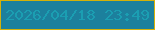 文字の大きさ：2、枠の色：d4b10a、背景の色：1c809d、文字の色：1b9eb2 無料ブログパーツのブログ時計