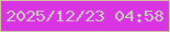 文字の大きさ：5、枠の色：d4c0a1、背景の色：d934e1、文字の色：d0cfc3 無料ブログパーツのブログ時計