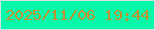 文字の大きさ：4、枠の色：d4e0e9、背景の色：05f8aa、文字の色：bd922f 無料ブログパーツのブログ時計