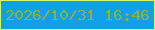 文字の大きさ：4、枠の色：d4f766、背景の色：119fea、文字の色：86b44b 無料ブログパーツのブログ時計