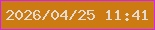 文字の大きさ：3、枠の色：d520f5、背景の色：cc7a12、文字の色：e4dcd2 無料ブログパーツのブログ時計