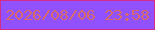 文字の大きさ：2、枠の色：d52d85、背景の色：9251ff、文字の色：d56a70 無料ブログパーツのブログ時計