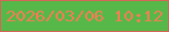 文字の大きさ：3、枠の色：d56459、背景の色：57b84a、文字の色：f87b53 無料ブログパーツのブログ時計