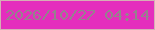 文字の大きさ：3、枠の色：d5afb5、背景の色：e42ebd、文字の色：95828d 無料ブログパーツのブログ時計