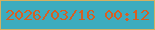 文字の大きさ：3、枠の色：d5b060、背景の色：3dacbe、文字の色：d75f22 無料ブログパーツのブログ時計
