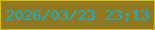 文字の大きさ：5、枠の色：d5bd21、背景の色：90781e、文字の色：0eb1d7 無料ブログパーツのブログ時計