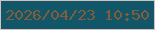 文字の大きさ：5、枠の色：d5c0c0、背景の色：115669、文字の色：825c3b 無料ブログパーツのブログ時計