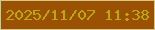 文字の大きさ：2、枠の色：d5c785、背景の色：9a5103、文字の色：bca80d 無料ブログパーツのブログ時計