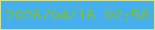 文字の大きさ：1、枠の色：d5e088、背景の色：46afed、文字の色：7cbd41 無料ブログパーツのブログ時計