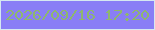 文字の大きさ：4、枠の色：d5e8f1、背景の色：897ef6、文字の色：8eb76e 無料ブログパーツのブログ時計