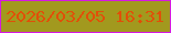 文字の大きさ：2、枠の色：d618e1、背景の色：a2991e、文字の色：e14f08 無料ブログパーツのブログ時計