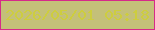 文字の大きさ：1、枠の色：d62a89、背景の色：c4c079、文字の色：cdcd3f 無料ブログパーツのブログ時計