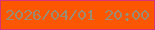 文字の大きさ：1、枠の色：d6347b、背景の色：fd5600、文字の色：9d8b72 無料ブログパーツのブログ時計