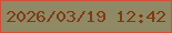 文字の大きさ：5、枠の色：d64c39、背景の色：908965、文字の色：7e3b15 無料ブログパーツのブログ時計