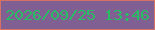 文字の大きさ：5、枠の色：d67265、背景の色：805f92、文字の色：2abb65 無料ブログパーツのブログ時計