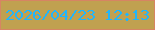 文字の大きさ：5、枠の色：d68563、背景の色：c0a150、文字の色：21b5fb 無料ブログパーツのブログ時計
