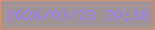 文字の大きさ：1、枠の色：d69172、背景の色：a29394、文字の色：967ef4 無料ブログパーツのブログ時計