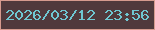 文字の大きさ：2、枠の色：d69a8e、背景の色：50393c、文字の色：6fc7d2 無料ブログパーツのブログ時計