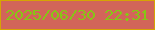 文字の大きさ：4、枠の色：d6a403、背景の色：d26559、文字の色：87c615 無料ブログパーツのブログ時計
