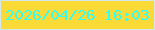 文字の大きさ：2、枠の色：d6e6ed、背景の色：fada36、文字の色：33fef3 無料ブログパーツのブログ時計