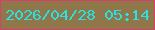 文字の大きさ：2、枠の色：d73f6d、背景の色：8f774a、文字の色：2cdfe2 無料ブログパーツのブログ時計