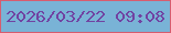文字の大きさ：4、枠の色：d75d6f、背景の色：79b3d6、文字の色：7143a2 無料ブログパーツのブログ時計