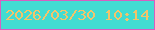 文字の大きさ：4、枠の色：d75ec1、背景の色：42dcd2、文字の色：f4c46a 無料ブログパーツのブログ時計