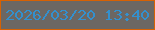 文字の大きさ：4、枠の色：d76103、背景の色：6c6763、文字の色：3390ce 無料ブログパーツのブログ時計