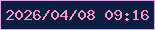 文字の大きさ：4、枠の色：d7a9e5、背景の色：0e1e42、文字の色：fa98cb 無料ブログパーツのブログ時計
