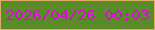 文字の大きさ：2、枠の色：d7b066、背景の色：5b8b28、文字の色：dc0ad6 無料ブログパーツのブログ時計
